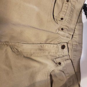 Levis mens tan jeans 33x32